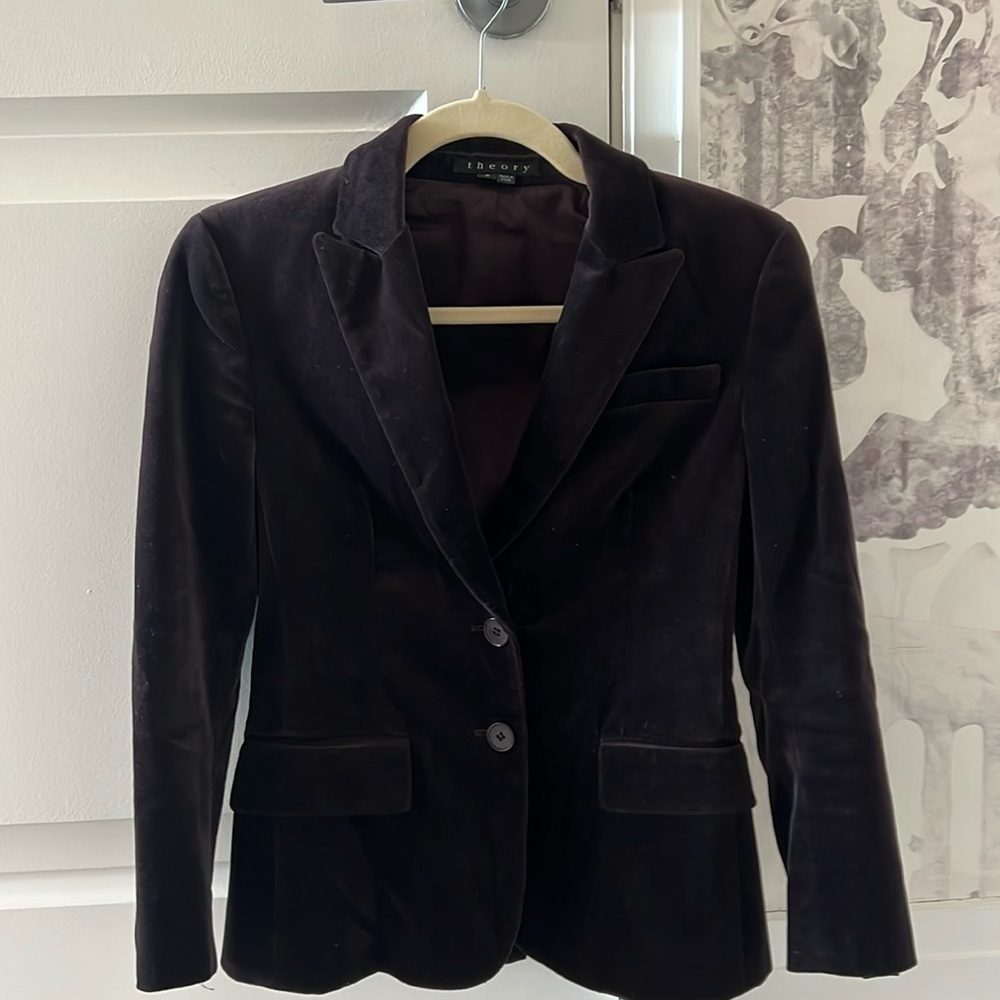 Theory Velvet Blazer